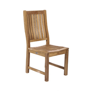 Oxford Teak Wave Diner Chair