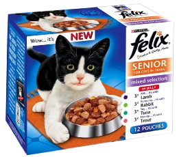 Felix Pouches Senior 12 x 100g