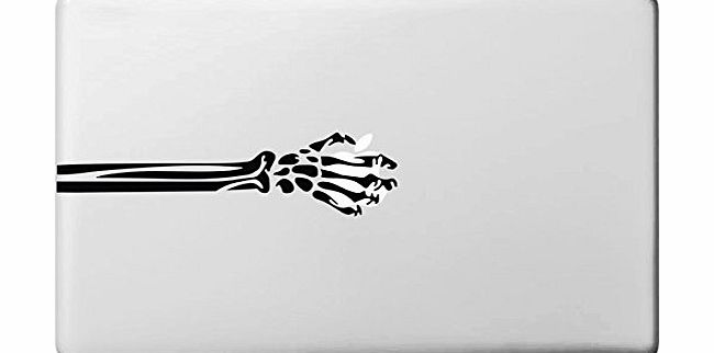 NetsPower Creative Pattern Design Vinyl Decal Sticker Power-up Art Black for Apple MacBook Pro/Air 13`` 15`` Inch - Bone