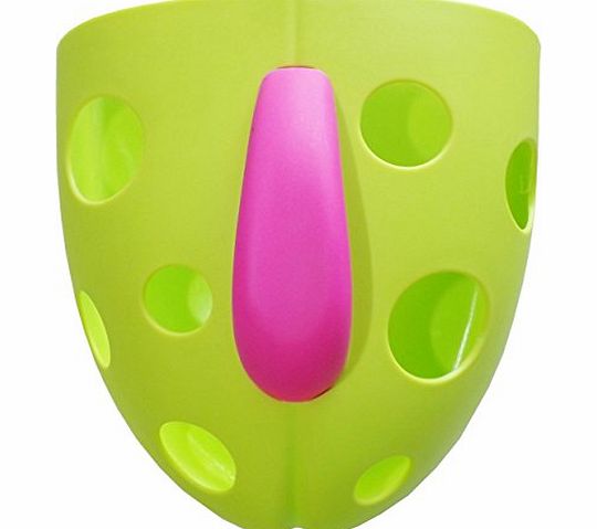 Neusu Premium Bath Toy Storage Scoop amp; Organiser - Self-Draining Bath Tidy With Sucker Hanger Attachment - Alternative to Bath Toy Net