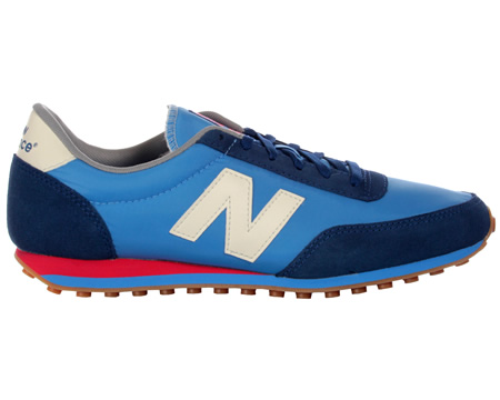 New Balance 410 Light Blue Nylon Trainers