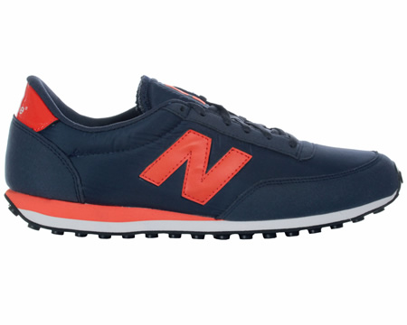 New Balance 410 Navy/Red Nylon Trainers