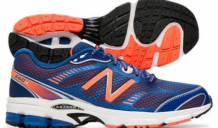 660 V4 Mens Running Shoes Blue/Orange