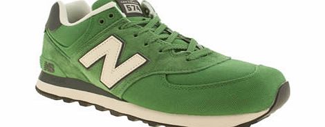 New Balance Green 574 Trainers