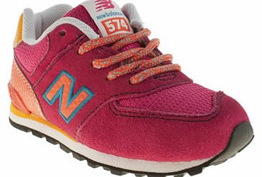 New Balance kids new balance pink 574 carnival girls