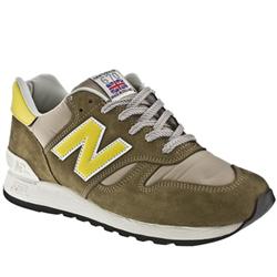 New Balance Male New Balanc 670 Suede Upper Fashion Trainers in Khaki