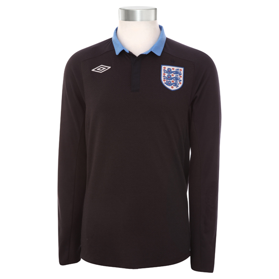 NEW England kit Umbro 2011-12 England Euro 2012 L/S Away Shirt (Kids)