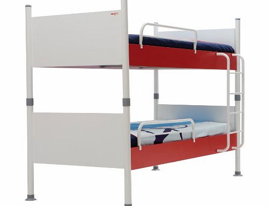 New Joy Nautica Childrens Bunk Bed, 175 x 100 x 210 cm, White