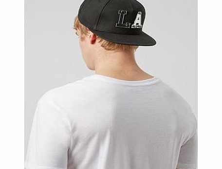 New Look Black LA Baseball Cap 3295737