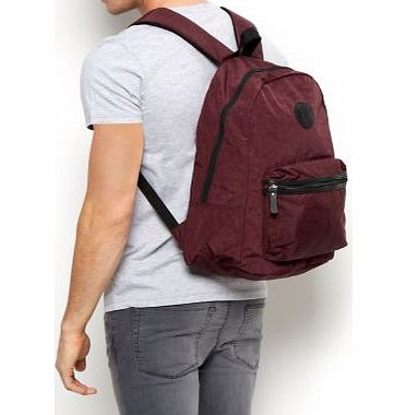 New Look Burgundy Zip Front Pocket Rucksack 3338213