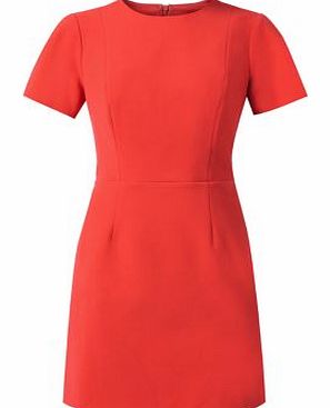 Orange Fitted T-Shirt Dress 3132555