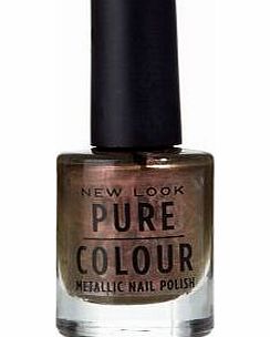 New Look Pure Colour Mocha Metallic Nail Polish 3260540