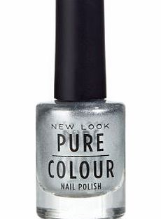 New Look Pure Colour Silver Metallic Nail Polish 3260546