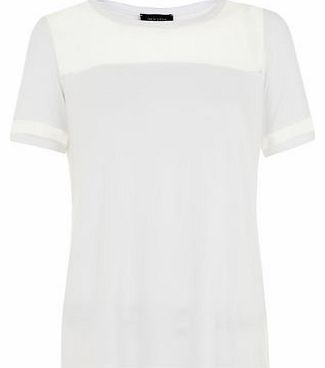 White Mesh Insert T-Shirt 3238650