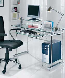 New York Glass Desk