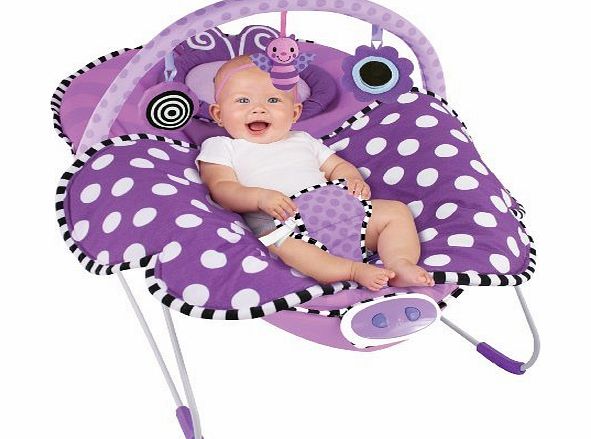 NewBorn Store NewBorn, Baby, Sassy Cuddle Bug Bouncer, Violet Butterfly New Born, Child, Kid