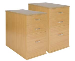 Newbury desk high pedestals