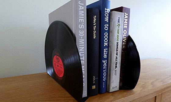 NewfangledThings Vinyl Record Fullsize Bookends