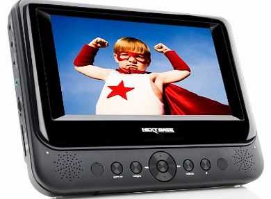 Next Base NB48-A 7`` Portable DVD Player with Car Kit - Black