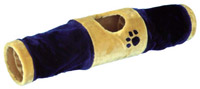 Fun & Play Cat Tunnel (Blue/Gold)