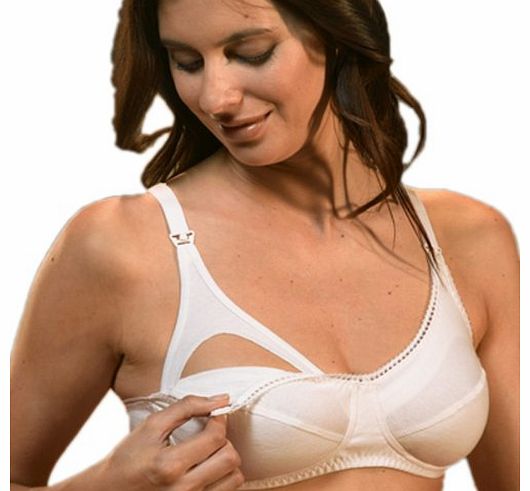 Cotton Non Wired Breastfeeding Maternity Nursing Bras 36-42 C Cup