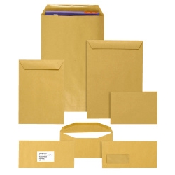 Niceday Gummed Envelopes 75gsm Manilla 89 x 152