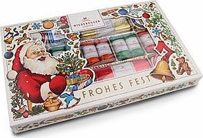 Christmas marzipan selection gift box (400g)