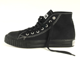 Nigel`s Eco Store All Black Organic High Cut Sneakers - eco