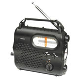 Rhino Am/Fm Wind Up Radio - torch included