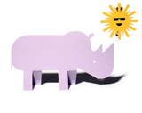 Nigel`s Eco Store Rhino Night-night Light - solar powered for a