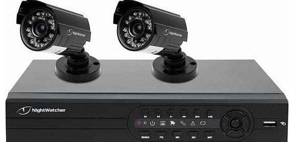 NightWatcher NW4D1-700-2B 4 Channel 2 Camera