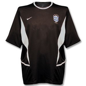 02-03 Brasil Gk Jers 5 Stars S/S - black