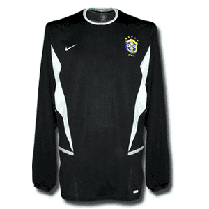 02-03 Brasil H Gk Jers L/S 5 star - Black