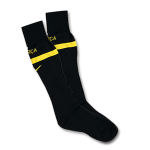 09-10 Barcelona Away GK Socks - Black