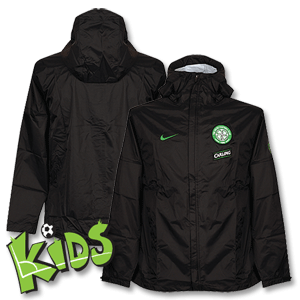 09-10 Celtic Basic Rain Jacket - Boys - Black