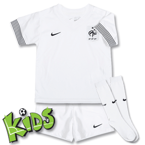 12-13 France Away Little Boys Kit