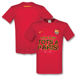 2006 Barcelona Tots a Paris C/L Final Tee