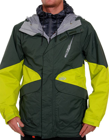 Kippis 10k Snow jacket - Green/Cactus