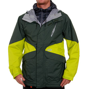 Kippis 3 in 1 Snow jacket - Green/Cactus