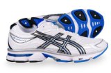 Asics Gel Stratus 2 Running Trainers - White / Blue - SIZE UK 10