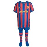 Nike Barcelona Home Kit 2009/10 - LITTLE KIDS - SB 4/5 Years 104-110 cm