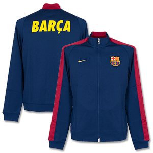 Barcelona Navy Authentic N98 Jacket 2014 2015