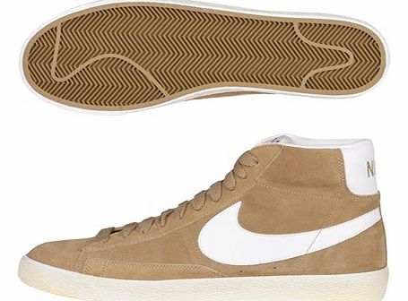 Blazer Mid Trainers - Filbert/White