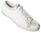 Capri ES White/Blue/Grey Canvas Trainer