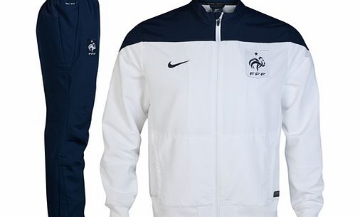 France Squad Sideline Woven Warm Up Tracksuit