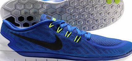 Nike Free 5.0 Running Shoes Game Royal/Black/White