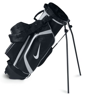 NIKE EAGLE SILVER JUNIOR KIDS CARRY STAND GOLF BAG Black/Silver