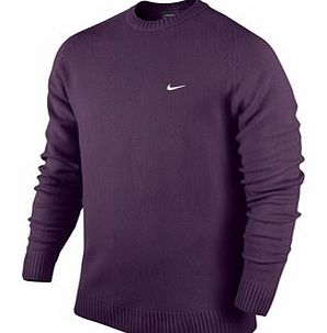 Nike Mens Lambswool Crew Neck Sweater (Logo On