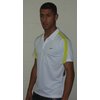 NIKE Junior Tennis White/Yellow Polo Tee