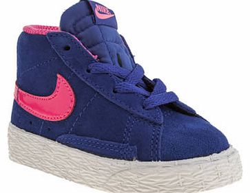 Nike kids nike blue blazer mid vintage girls